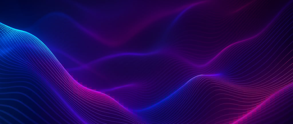 um fundo abstrato colorido com um desenho ondulado