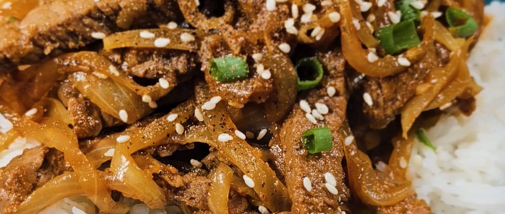 boeuf sauté oignon