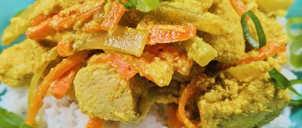 poulet curry coco