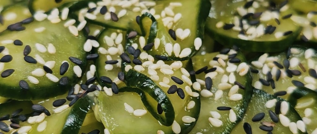 salade concombre japonaise
