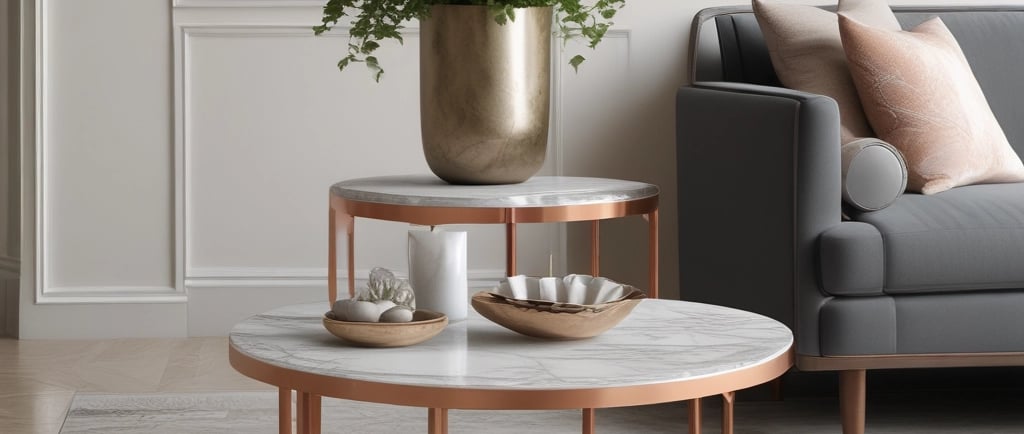 الأثاث المعدني في المنزل