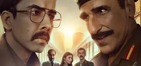 Salakaar series poster featuring Naveen Kasturia and Mouni Roy in espionage drama