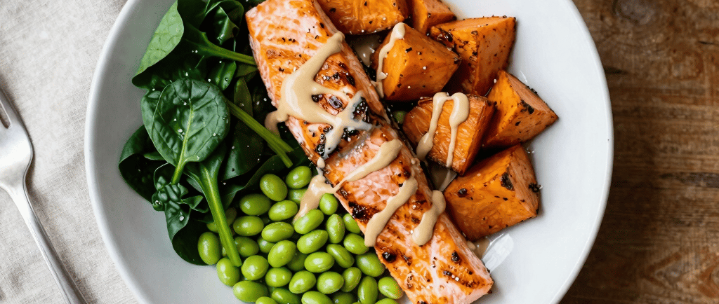 Easy weight loss meal showing best foods to help lose weight with SkinnyRx GLP-1 medical support