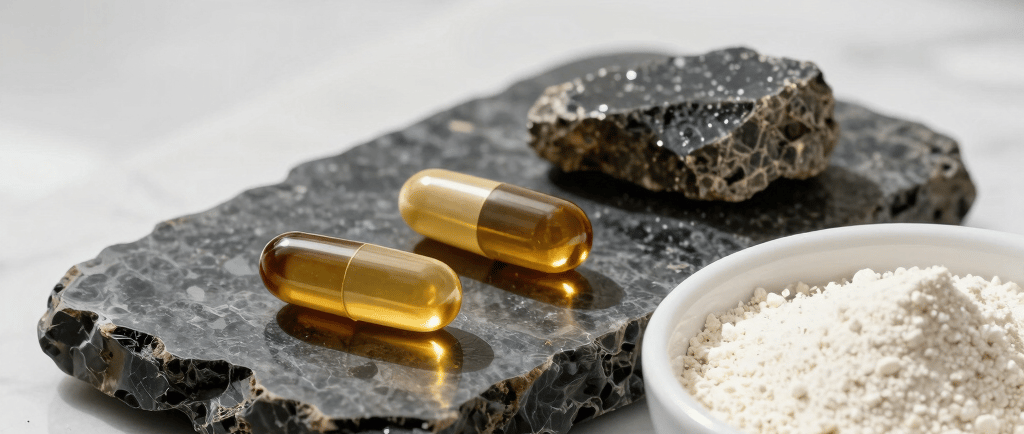 Premium Defenox herbal weight loss capsules with shilajit and collagen