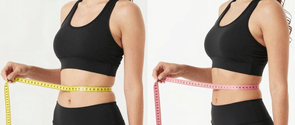 1 month weight loss before and after showing fast results with GLP-1 versus 2 months on keto weight