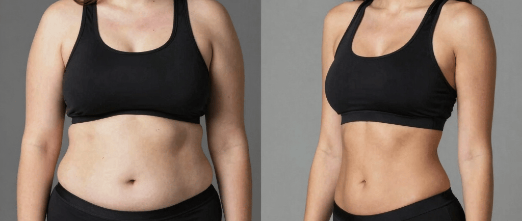 Tirzepatide weight loss before and after showing dramatic GLP-1 transformation with Yucca Health