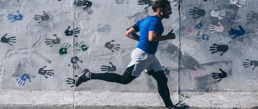 A Man Running