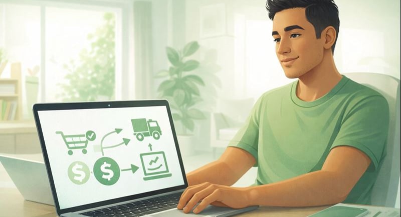 Cómo ganar dinero desde casa sin invertir en inventario en 2026