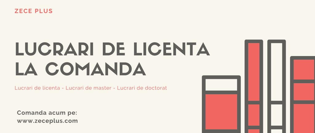 Cele mai bune lucrari de licenta la comanda din Romania