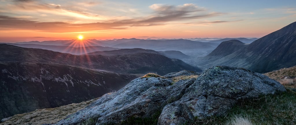 Glen Nevis Ben sunset 