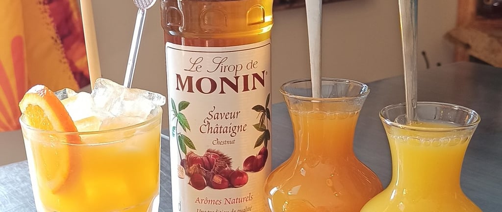 Le Corsica, cocktails sans alcdol à base de sirop de Chataigne