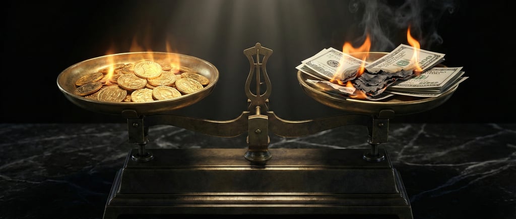 Mana Lebih Bahaya: Riba atau Inflasi? Tinjauan Muamalah Salaf & Solusi Emas Fisik