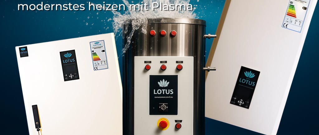 Utet Lotus plasmageräte Werbebanner mit allen 3 Serien