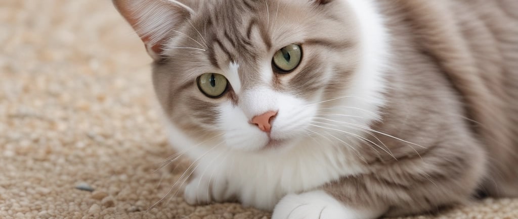 A dog and a cat playing together on the floor