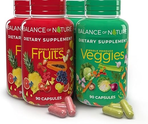 Cápsulas de Vegetais e Super Frutas