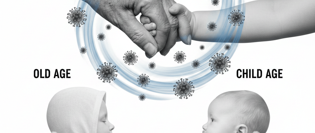 Respiratory viral infection in old age and child age