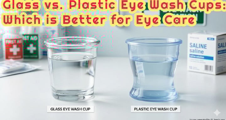 Glass vs. Plastic Eye Wash Cups: Which is Better for Eye Care?