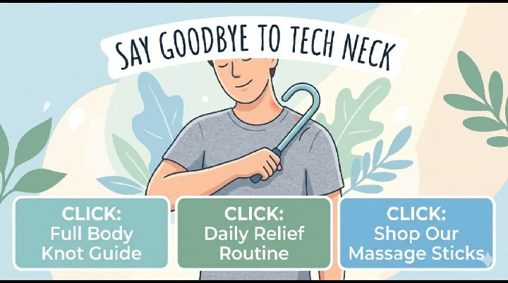 How to Use a Trigger Point Massage Stick for Neck Tension
