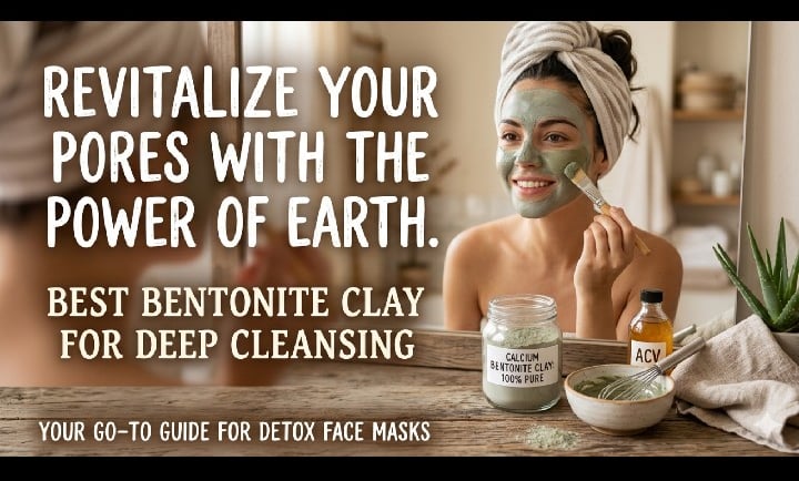 Best Bentonite Clay for Deep Pore Cleansing Detox Face Masks