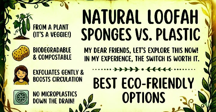 Natural Loofah Sponges vs. Plastic: Best Eco-Friendly Options