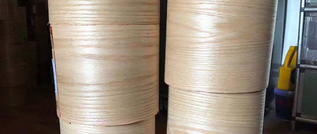 natural oak wood edge veneer for profile wrapping veneer 