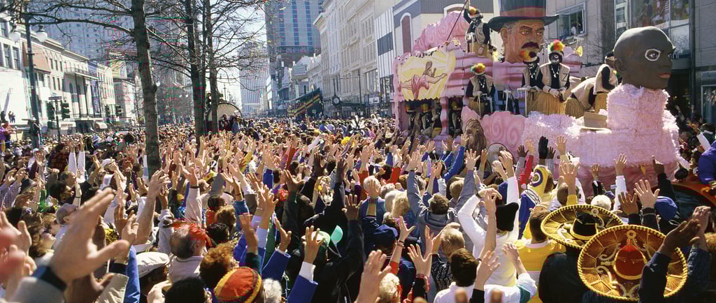 A Mardi Gras Parade.
