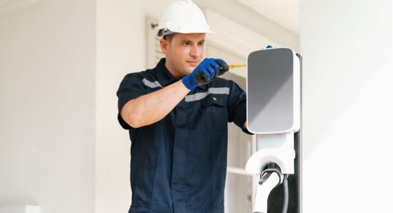 EV charger installation