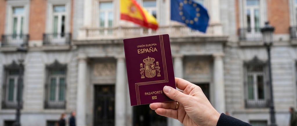 Pasaporte español obtenido mediante el trámite de nacionalidad por residencia con IurisClic