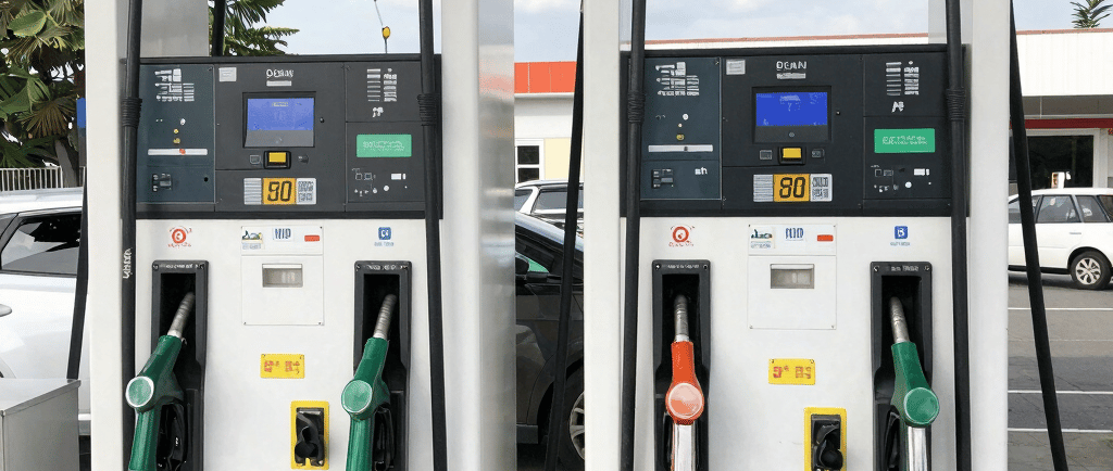 black digital device at 2 00