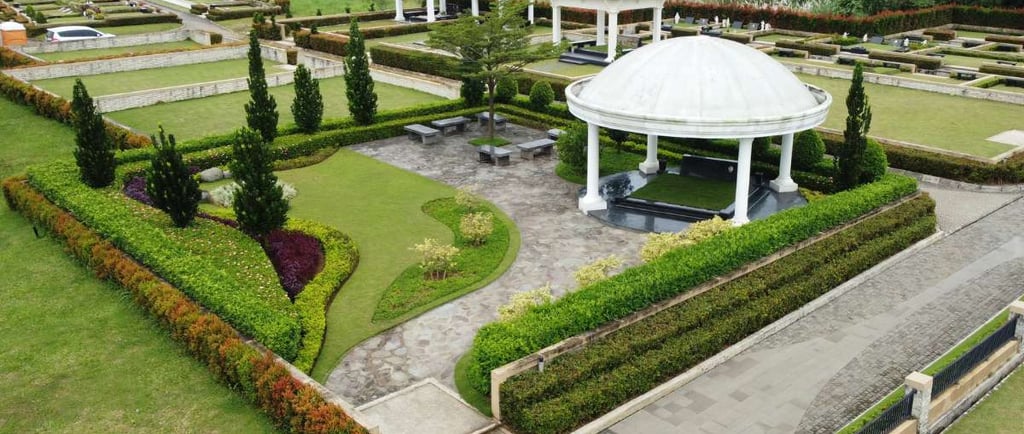 Makam san diego hills memorial park karawang dengan feng shui dan arah hadap makam 