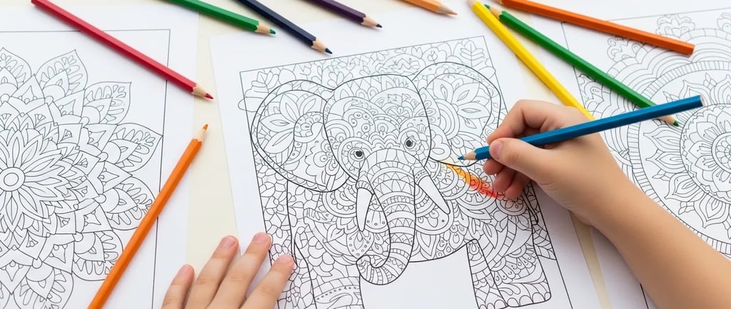 Livro de Colorir Infantil para Crianças em PDF para Imprimir | Atividades terapêuticas para Crianças