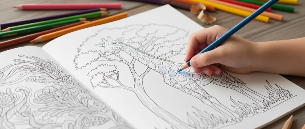 Livro de Colorir Infantil para Crianças em PDF para Imprimir | Atividades terapêuticas para Crianças