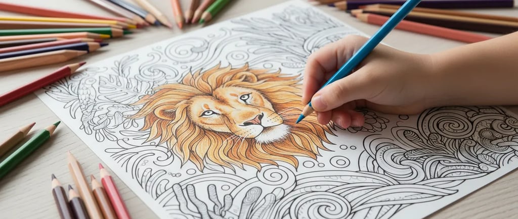 Livro de Colorir Infantil para Crianças em PDF para Imprimir | Atividades terapêuticas para Crianças