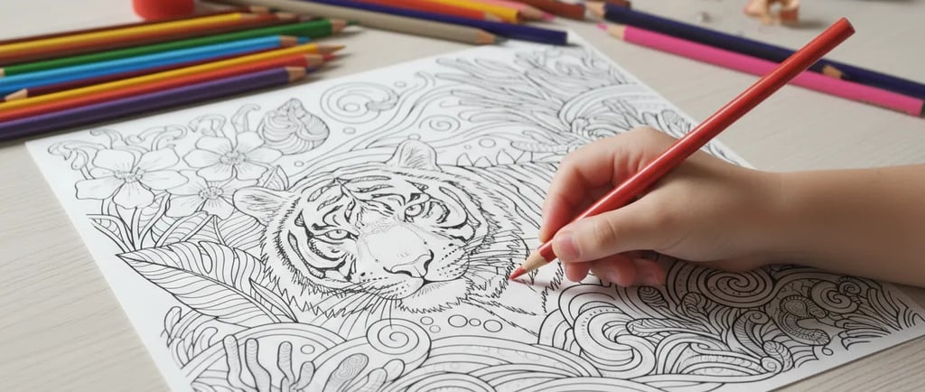 Livro de Colorir Infantil para Crianças em PDF para Imprimir | Atividades terapêuticas para Crianças