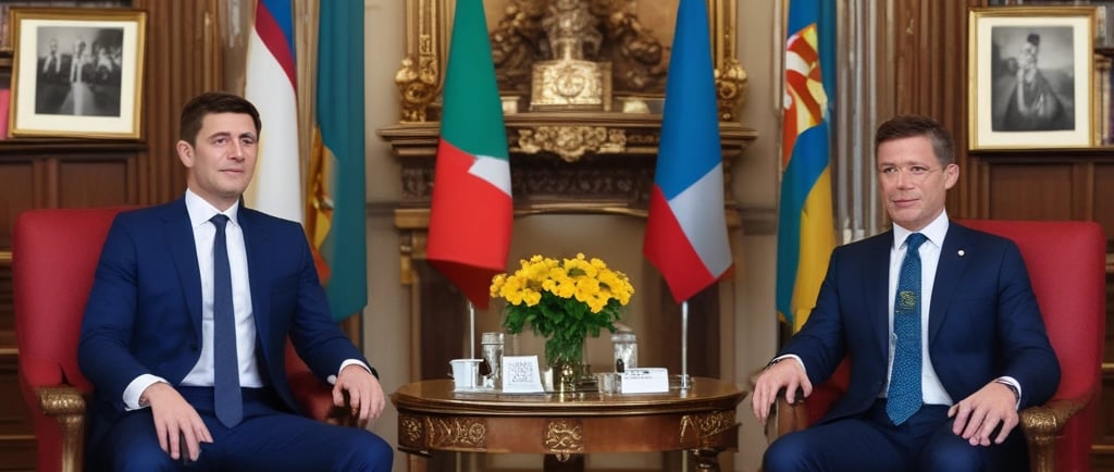 a crowd of people standing in front of a building