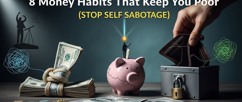 8 Money Habits That Keep You Poor (STOP SELF SABOTAGE)