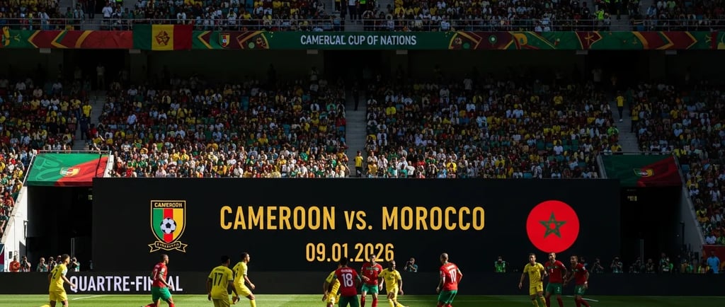 African Cup of Nations Quarter-final: Cameroon vs. Morocco 09.01.2026.