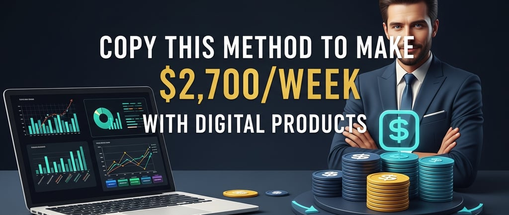 Copy This Method to Make $2,700/Week with Digital Products.