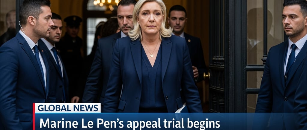 Marine Le Pen's appeal trial begins Global News