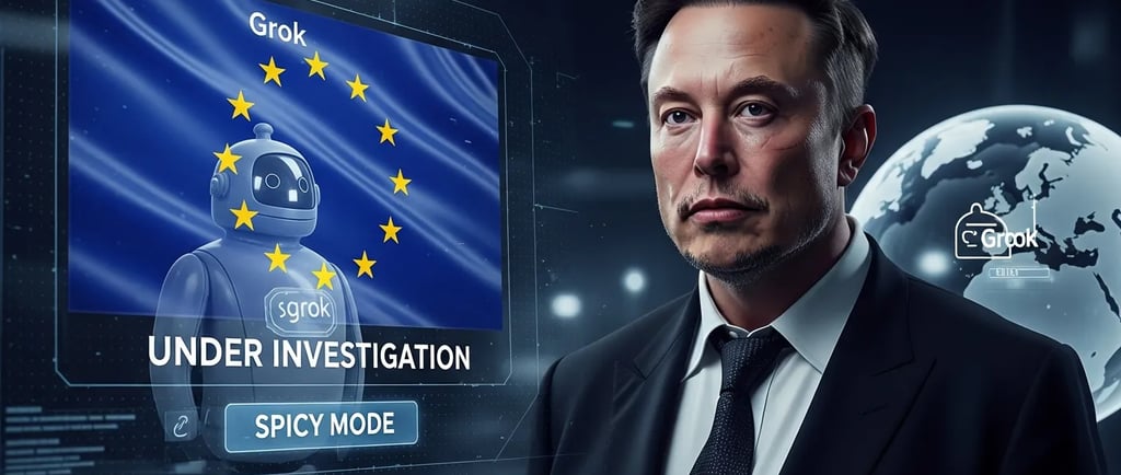 Elon Musk's chatbot under investigation in Europe for 'spicy mode' |