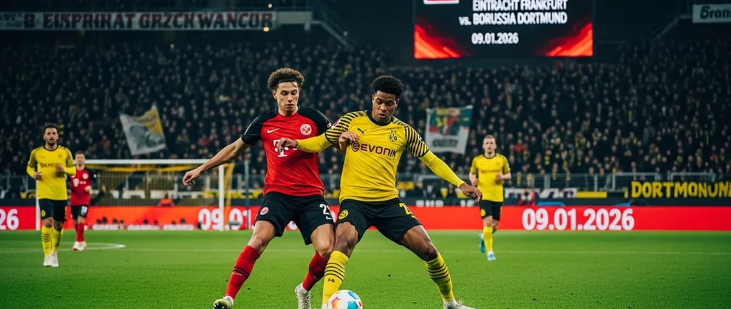 Bundesliga: Frankfurt vs. Dortmund 09.01.2026