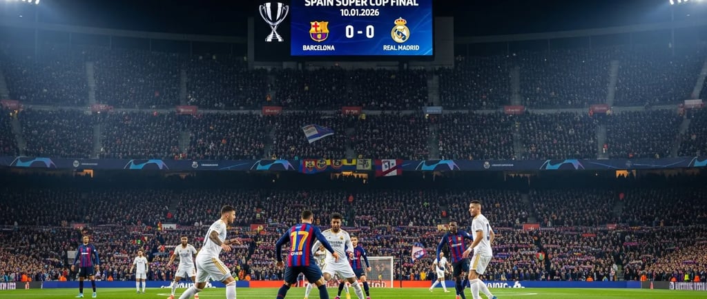 Spain-Super Cup-Final: Barcelona vs. Real Madrid | 10.01.2026.
