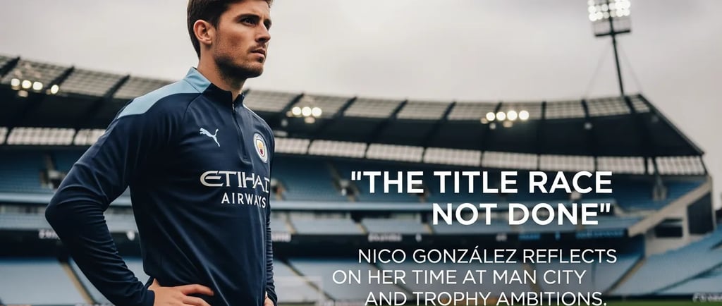 “The title race is not done” | Nico González reflects on his time at Man City and trophy ambitions