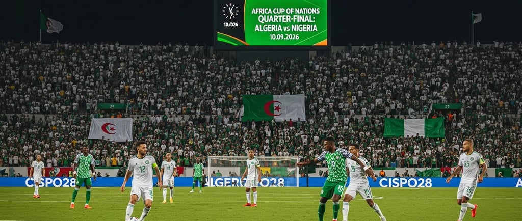Africa Cup of Nations Quarter-final: Algeria vs Nigeria 10.09.2026