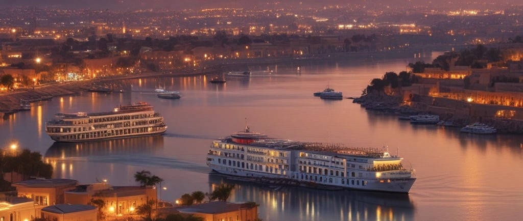 a group of boats that are sitting in the water