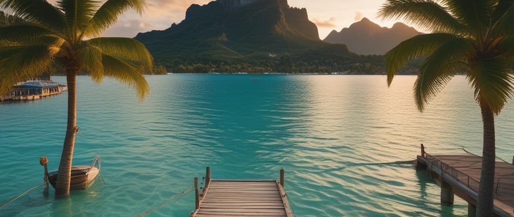 low-angle photography of mountain near body of water