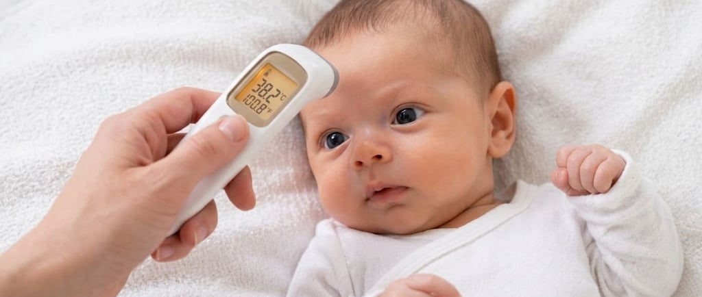 bebe con fiebre