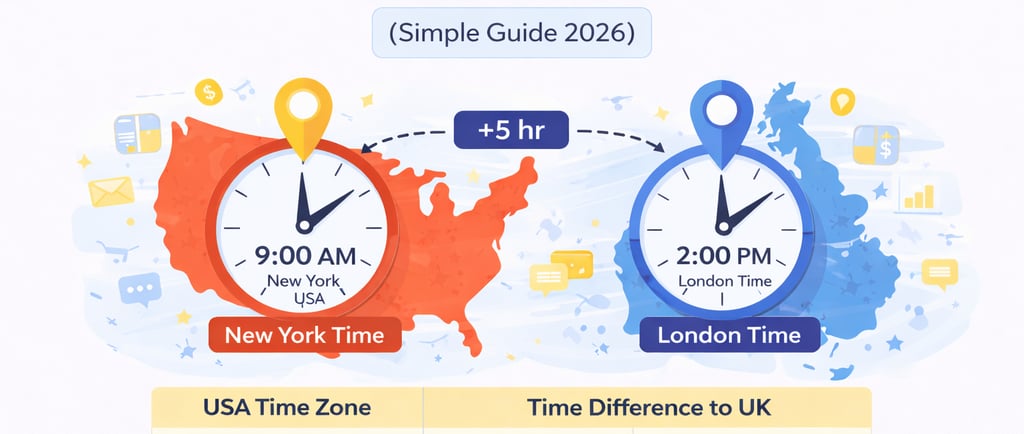 Time Difference Between USA and UK (Simple Guide 2026)_globalsellertime.com