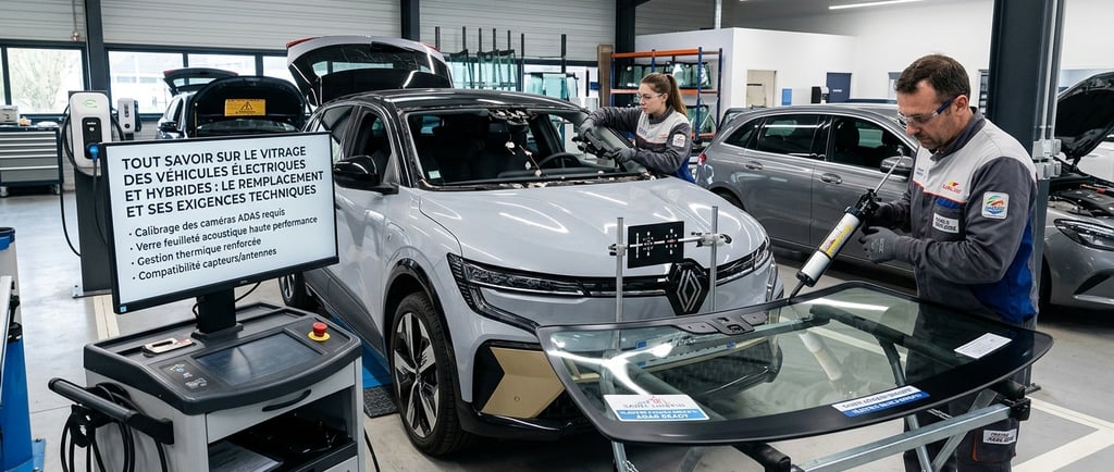 vitrage véhicules électriques