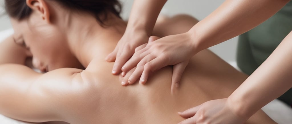 personne en train de se faire masser pour prendre soin de son corps